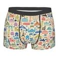 thumbnail image 4 of Goofa Famous Places Printed Men's Boxer Briefs Underwear, Moisture-Wicking Underwear, Trunk,Soft and Breathable Cotton Underwear-Medium, 4 of 9