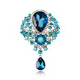 thumbnail image 2 of Broche colgante de cristal para mujer, accesorio con ramillete de aleación de diamantes de imitación, 2 of 6