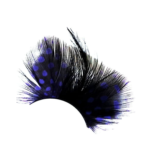 Pestañas postizas fáciles de aplicar, reutilizables y para ojos sensibles. Pestañas con plumas.