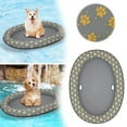 thumbnail image 1 of Inflatable Dog Pool Float Durable Pet Floating Mat for Lake River Summer Water with Your Companion, 1 of 4