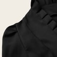 thumbnail image 6 of Blmnix Poncho Coats for Women Tie Adjustable Waist Womens Jackets Dressy Casual Y2k Jacket Raincoats Black Long Sleeve High-Low Womens Jackets Casual, 6 of 8