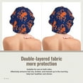thumbnail image 2 of Rateoe Octopus Pattern Silk Satin Hair Bonnet for Sleeping, Adjustable Sleep Cap Turban for Women , Curly Straight Hair Long Large Braid, 2 of 6