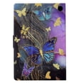 thumbnail image 6 of SaniMore Stand Case for Fire 7" 12th Gen 2022, PU Leather Anti-scratch [Auto Wake/Sleep + Slot Holder + Anti-slip Strip + Flip Kickstand] - A-Butterfly, 6 of 8