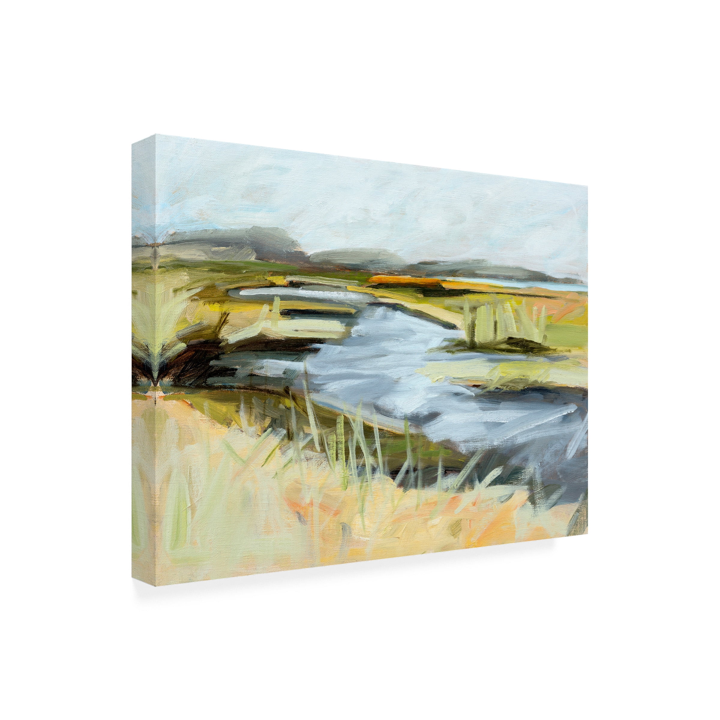 Kris Ekstrand 'Big Indian Slough July' Canvas Art