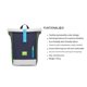 thumbnail image 5 of Mochila multifuncional para estudiantes con bloques de color, 5 of 5
