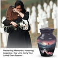 thumbnail image 4 of Mystical Sunset In The Moorlands Mini Urns For Human Ashes Keepsake - Urn For Human Ashes Adult Female - Cremation Urns For Ashes For Men - Large Urn For Human Ashes (Size-3inch,4Pcs), 4 of 5
