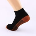 thumbnail image 3 of 6 Pairs Ankle Running Socks Low Cut Breathable Sports Tab Cushioned Casual Cotton Socks for Men and Women , Size 6-12, 3 of 6