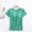 Mint Green, variant on DuoJiaJ Women Built-in Bra T Shirt Top Short Sleeve Round Neck Basic Tees Casual Fitted Going Out Tops Blue L