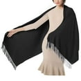 thumbnail image 5 of Women Scarf Shawl for All Season Scarve Wrap Scarve. Black One Size, 5 of 5