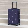 thumbnail image 3 of Wukai Anchor Heart Blue Elastic Luggage Cover: Personalized Protection for Your Suitcase - Fits 19~29-inch, Washable & Durable Travel Companion-Large, 3 of 8