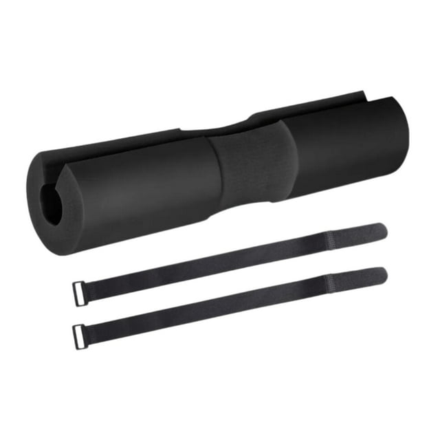 Almohadilla para barra de pesas, almohadilla para sentadillas, almohadilla para barra de levantamiento de pesas para entrenamiento de gimnasio de levantamiento de pesas Negro
