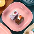 thumbnail image 3 of Plateau de Service Portable pour Pâtes et Fruits - Plat en Plastique Profond, Parfait pour Enfants et Adultes, Rose, 3 of 5
