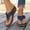 Navy, variant on Women Flip Flops Sandals, Wedge Holiday No Slip Open Toe Summer Beach Shoes Black Size 6