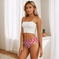 thumbnail image 4 of Womens Underwear - No Show Seamless Underwear for Women, Cute Pig Sunflower Flowers Soft Stretch Women's Panties, Hipster Ladies Panties Breathable Bikini Underwear Briefs, 4 of 5