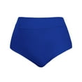 thumbnail image 6 of Sopiago Bikini Bottom for Women High Waisted Swimsuit Bottoms Full Coverage Bathing Suit Swim Bottoms for Tummy Control Swimsuit Shorts Blue,XL, 6 of 7