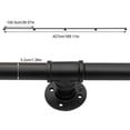 thumbnail image 2 of 4Pcs 14FT Industrial Black Pipe Stair Handrail Staircase Handrail Wall Mount, 2 of 18