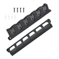 thumbnail image 1 of DYNWAVECA Fishing Rod Holder Wall Mounted Fishing Pole Holder Protective Space Saving Rod Stand Fishing Rod Rack for Clubs Hiking Poles Black Vertical, 1 of 10