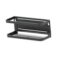 thumbnail image 3 of Estante de almacenamiento de especias de montaje en pared gabinete organizador de condimentos de cocina multifunción Negro Sunnimix especiero, 3 of 8