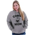 thumbnail image 4 of Corgi Mom Dog Pet Parent Fur Mama Hoodie Sweatshirt Women Brisco Brands S, 4 of 6