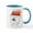 White/Blue Inside, variant on CafePress - Marshmallow Mug - 11 oz Ceramic Mug - Novelty Coffee Tea Cup