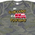 thumbnail image 4 of Inktastic My Godfather is a Firefighter with Fire Truck Boys or Girls Baby Bodysuit, 4 of 5