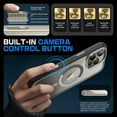 thumbnail image 3 of SUPCASE Unicorn Beetle Grip for iPhone 16 Pro Max Case, Quick Access Button Design MagSafe Case [Military-Grade Drop Protection] with Stand Rugged Magnetic Phone Cover for iPhone 16 Pro Max, Gray, 3 of 10