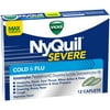 Vicks NyQuil Severe Cold & Flu Caplets 12 Count
