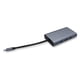 thumbnail image 3 of Tipo C Hub portátil USB-C a HDMI adaptador compatible con HDMI USB 3.0 Transmisión rápida Transmisión Splitter Converter Accesorios de computadora Advancent EL005713-00B, 3 of 7