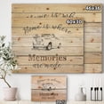 thumbnail image 3 of Designart 'Farmhouse Quote Moment Truck' Farmhouse Print on Natural Pine Wood, 3 of 3