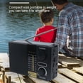 thumbnail image 1 of Radio Del Tiempo AM FM SW Radio de emergencia Linterna LED Radio solar portátil para acampar al aire libre, 1 of 8