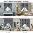 thumbnail image 3 of Black Spring Floral Swag Valances for Windows, Kitchen Window Curtains Over Sink, Farmhouse Flowers Elegant Pastoral Window Treatment Curtains for Living Room/Bedroom Curtains 2 Panel Sets 36"x45", 3 of 8