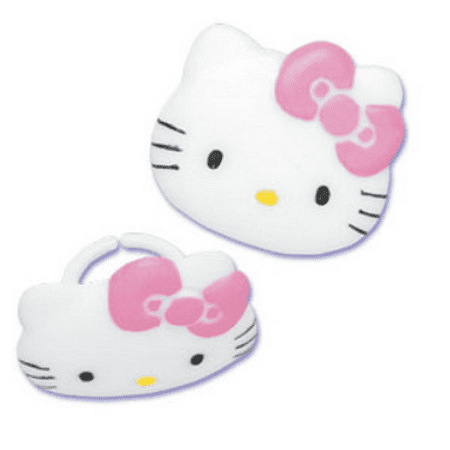 Hello Kitty 12pack Cupcake Decoration Toppers Walmart Com