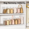 thumbnail image 3 of Organizador de bolsas y carteras SortNStore de plástico con 2 divisores para clutch, 3 of 7