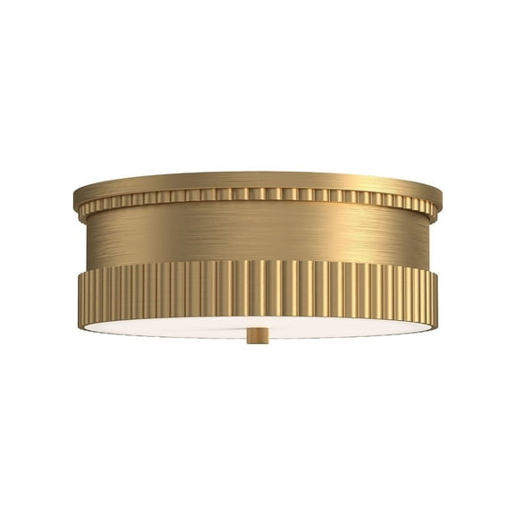 FM416114BG-Alora Lighting-Rue - 3 Light Flush Mount-5.13 Inches Tall and 14.25 Inches Wide-Brushed Gold Finish