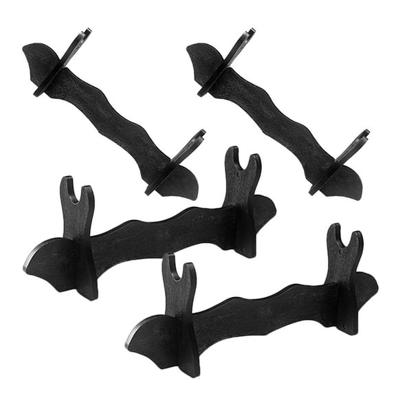 GOOHOCHY 4Pcs Sword Display Stand Tabletop Sword Storage Rack Reusable Sword Holder Stable Sword Rack