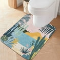 thumbnail image 2 of Yayeee Bath Rug for Bathroom Floor Non Slip Rectangle Fluffy Soft Absorbent Mat, 16"x24", Boho Style Sun, 2 of 7