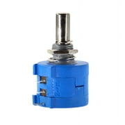 5K Ohm Rotary Potentiometer Variable Dial Resistor Precision 10-Multiturn Blue