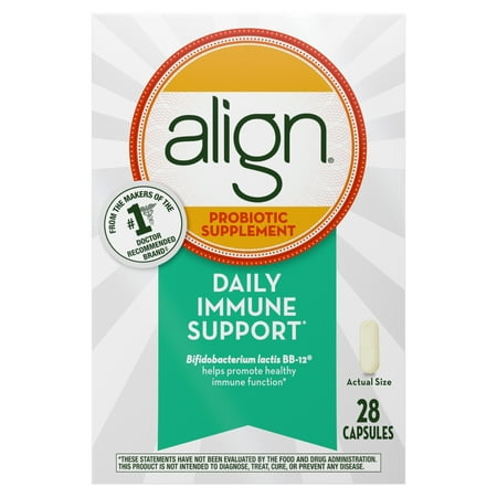 Align Probiotics, Immune Support Daily Probiotic Supplement for Men & Women, 28 Capsules, Support Your Immune Health, #1 Doctor Recommended