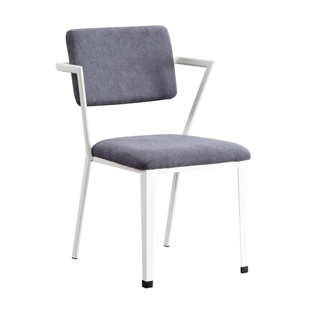 high-back gray office chair in product