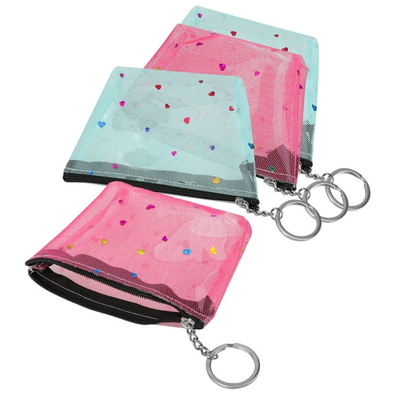 WRISTBIQUE wallet women Small Wallet Fresh PVC 4pcs Store Cash Women Working