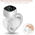 thumbnail image 4 of Wearable Pump Electric Pump Hands Free Electric Pump With 3 Modes & 9 Levels Low Noise & No Pain Wireless Breastfeeding Pump Included 24Mm, 21Mm, 19Mm, 17Mm Flange, 4 of 6