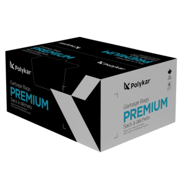 Polykar Black Garbage Bags – Pack of 500