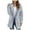 Blue, variant on Women's Casual Thick Knitted Cardigan Solid Color Sleeve Furry Coat Zip Sweaters for Women Sweater Women Snow Gear Women Flannel Jackets for Women Figs Scrub Jacket Women Long Polyester Jackets for