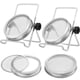 thumbnail image 4 of Kit de tapa para brotes, 1 pantalla de acero inoxidable con tapa para brotes de 86 mm y 1 soporte para semillas para brotes, 4 of 4