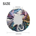 thumbnail image 4 of KLL Psychedelic Shark Artwork Pattern Shower Cap & Bath Cap for Women,Reversible Oversized Waterproof Shower Caps for all Hair Lengths,Elastic Reusable Bathing Hair Cap, 4 of 6