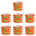 thumbnail image 4 of Brazalete Capitan Band Ajustable Transpirable para Capitán de Fútbol (Naranja), 4 of 4