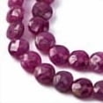 thumbnail image 4 of Natural Ruby Beads Strands Faceted Flat Round 3.5~4x2.5mm Hole: 0.6mm 105pcs/strand 15.35 inch(39cm), 4 of 4