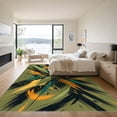 thumbnail image 3 of ODIKA 4'x6' Machine Washable Non-Slip Area Rug, Abstract Green High Traffic Rug, Green, 1284505, 3 of 7