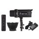 thumbnail image 2 of Studio LED Video Light 5600K Temperatura de color Brillo ajustable CRI93+ TLCI95+ Bowens Mount con protector Reflector Control remoto para estudio Fotografía al aire libre Retrato Grabación de video Irfora Fotografía de luz, 2 of 7