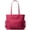 Dark Raspberry, variant on Women's Khai Large Nylon Top Zip Tote Bag (Navy)